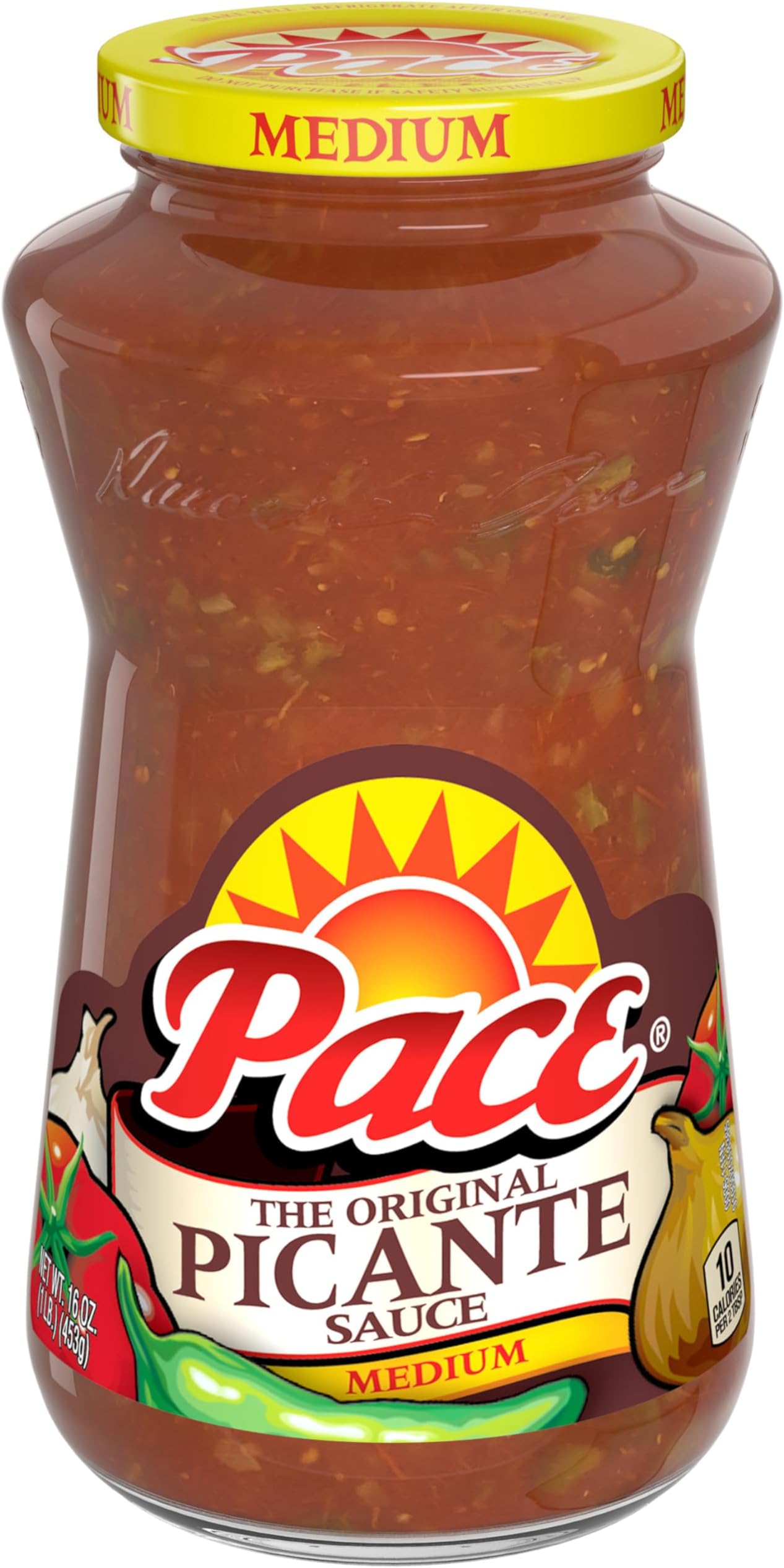 Medium Picante Sauce, 16 oz Jar