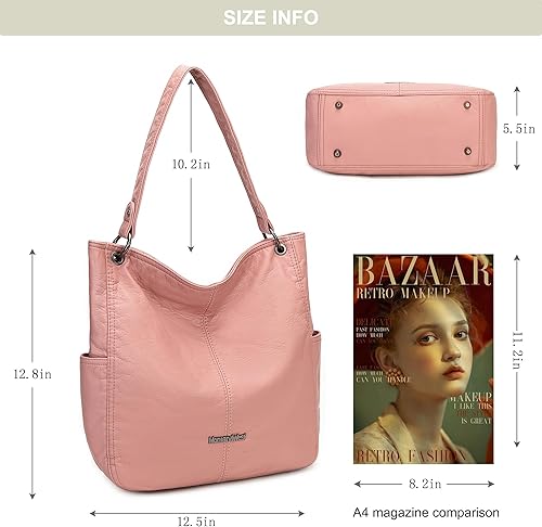 Miniatura 6 de Montana West Bolso de hombro oculto para mujer, bolsos cruzados de cuero