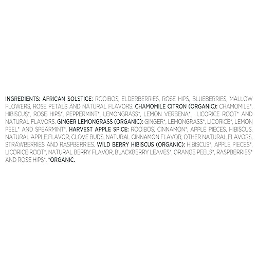 Miniatura 2 de Tea Forte Surtido de té de hierbas, caja de presentación pequeña, juego de muestrario de té con 10 infusores de té en forma de pirámide hechos a