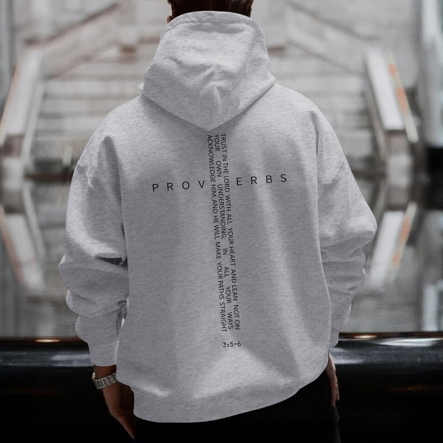 Christian Hoodies for Men Inspirational Religious Faith Cross Sweatshirts Vintage Bible Verse Graphic Hoodie Pullover
