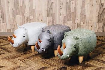 動物型収納オットマン（サイ） 動物型収納オットマン（サイ） 楽天市場】アニマルスツール サイ