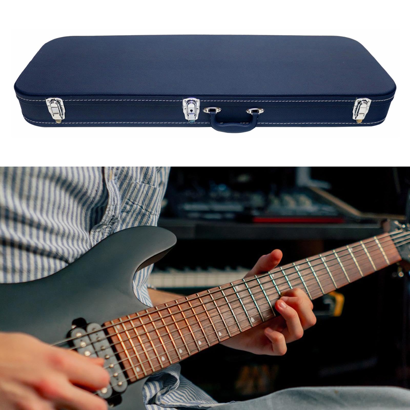 perfeclan Bolsa para Guitarra Eléctrica Estuche de Viaje para Guitarra Estuche Portátil para Bajo Eléctrico