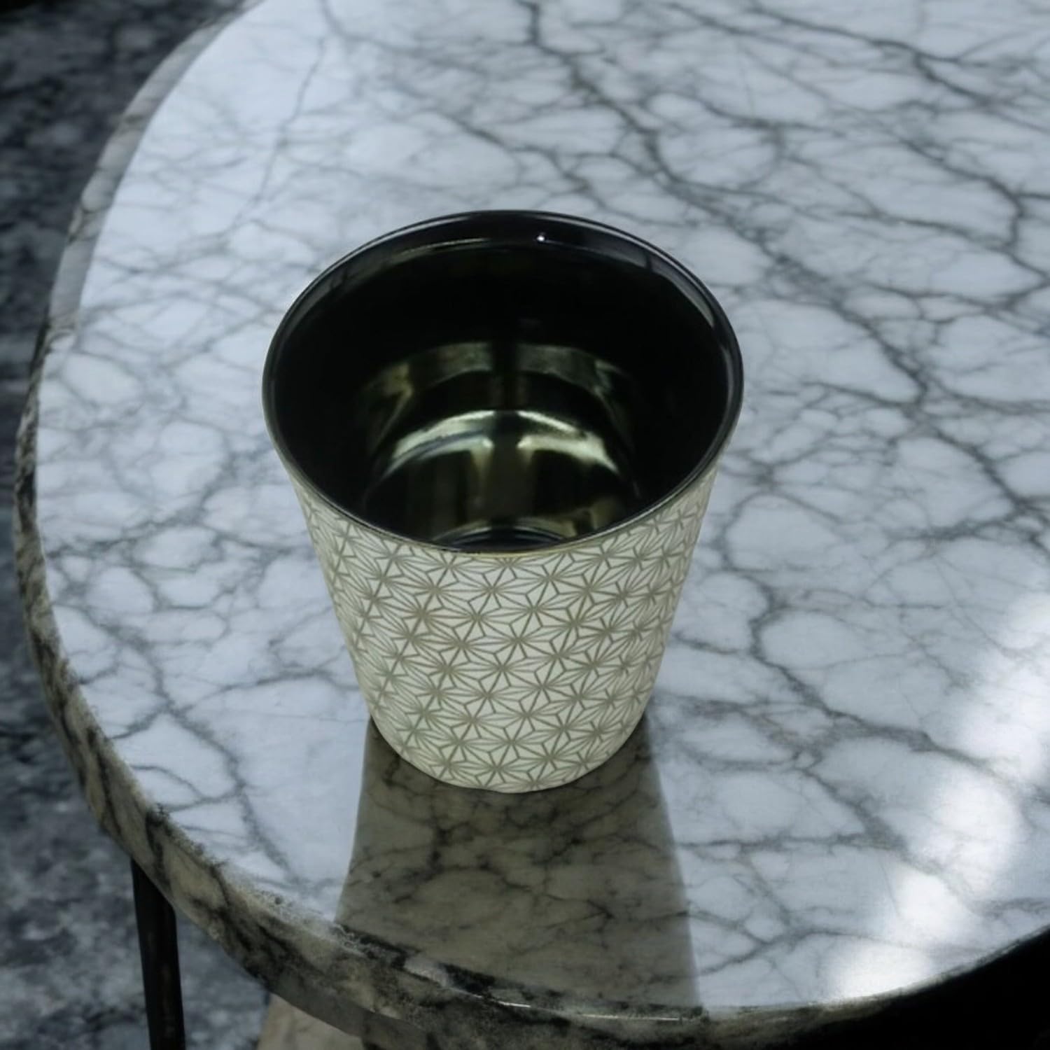 J-kitchens Pair of Glass Cups Pair Lock Cups, Japanese Style Taste, 10.1 fl oz (310 ml), Microwave Safe, Made in Japan