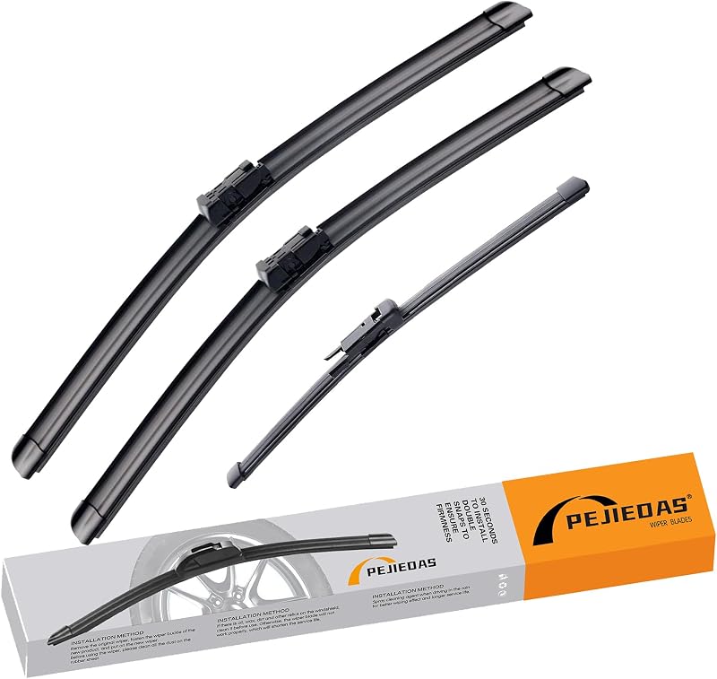 Palhetas do limpador de para-brisa PEJIEDAS para Land Rover Range Rover Velar 2018–2023 – Conjunto com 3