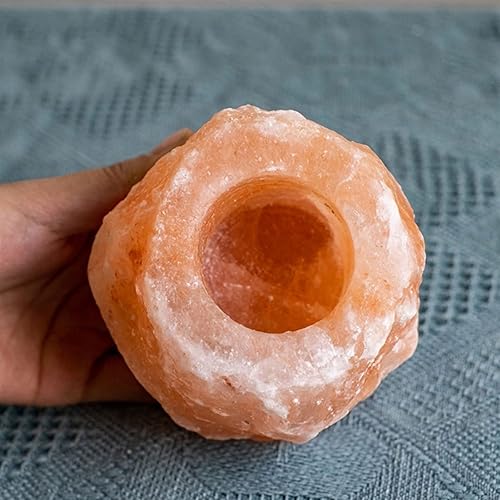 Miniatura 2 de Candlestick Holders Table Center Decoration Fashion Candle Holder Rose Mineral Salt Wax Candlestick Ornament Gift Home Candle Holders