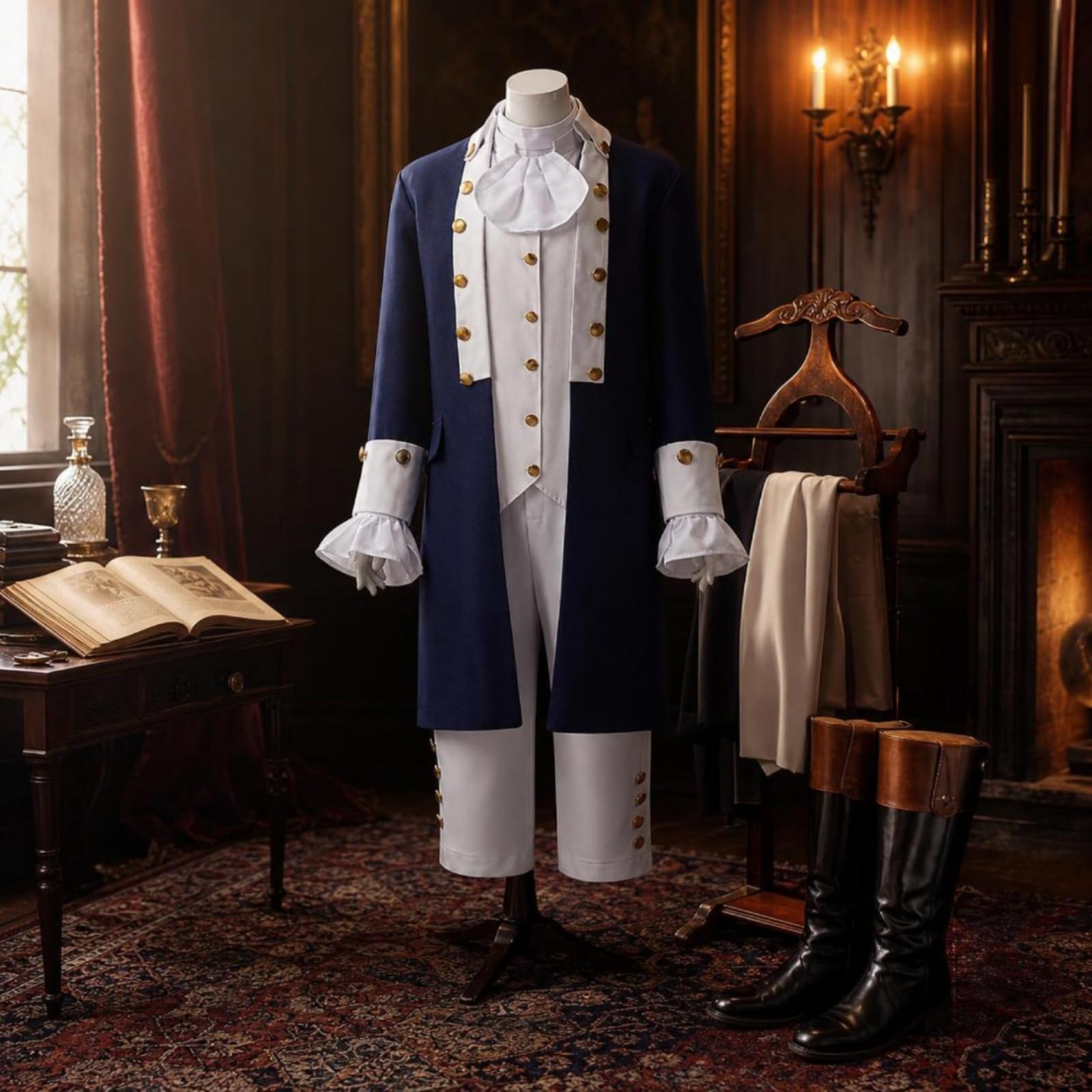 Gralara Costume da Cosplay Drammatico Medievale Ornato Vestito per Attori