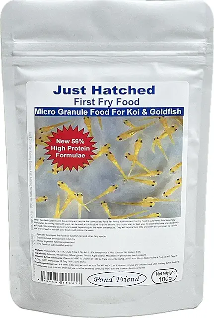 Baby Koi & Goldfish First Fry Food - 100g | Baby Koi Fish Food