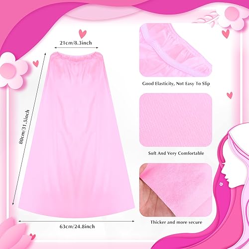 Miniatura 6 de Yoiemivy Envoltura desechable de spa, ajustable no tejida, con cierre de envoltura de baño, batas desechables para mujer, para salón de belleza,
