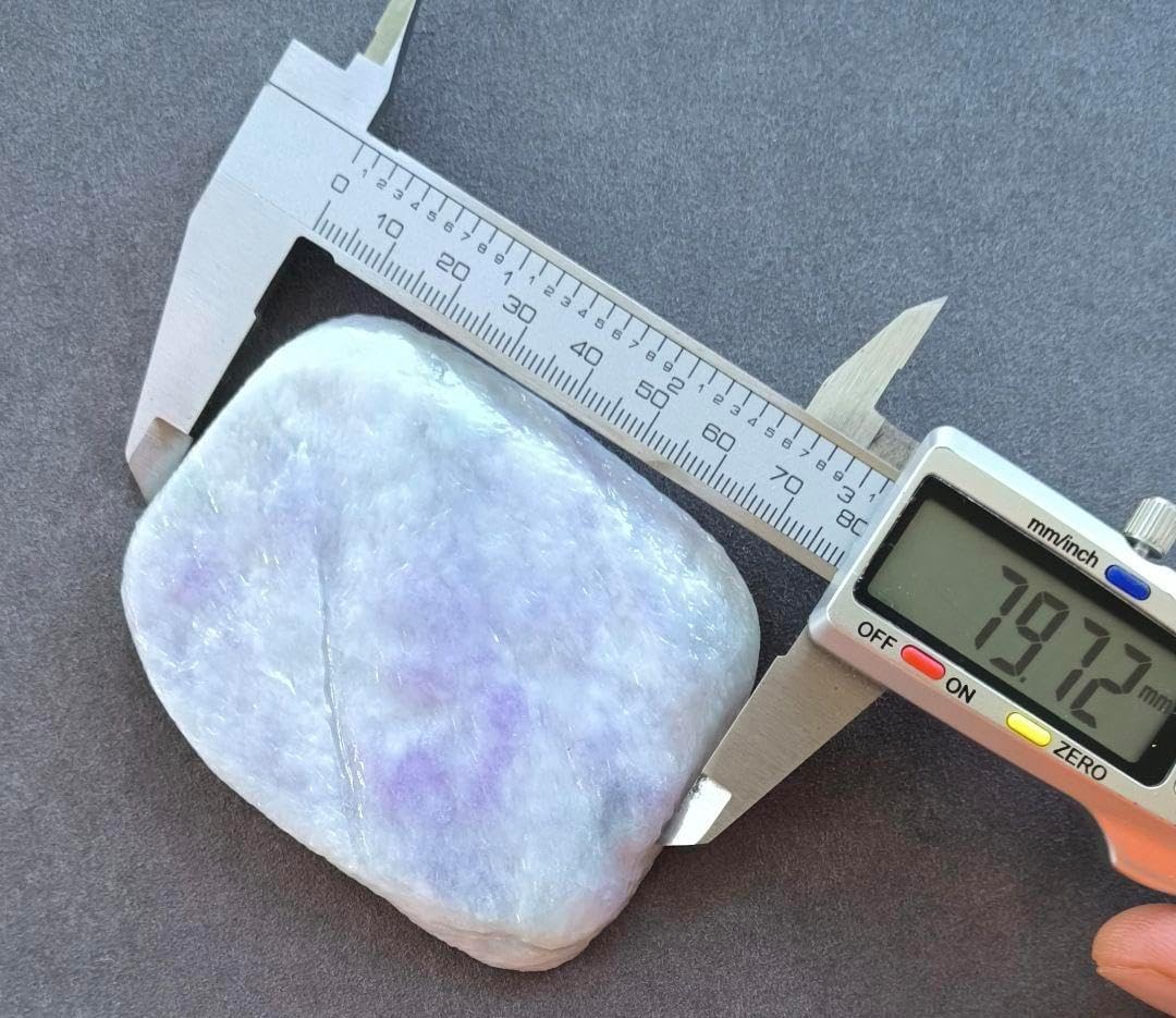 ミャンマー産ラベンダー翡翠 ジェダイト の原石 99g 本翡翠