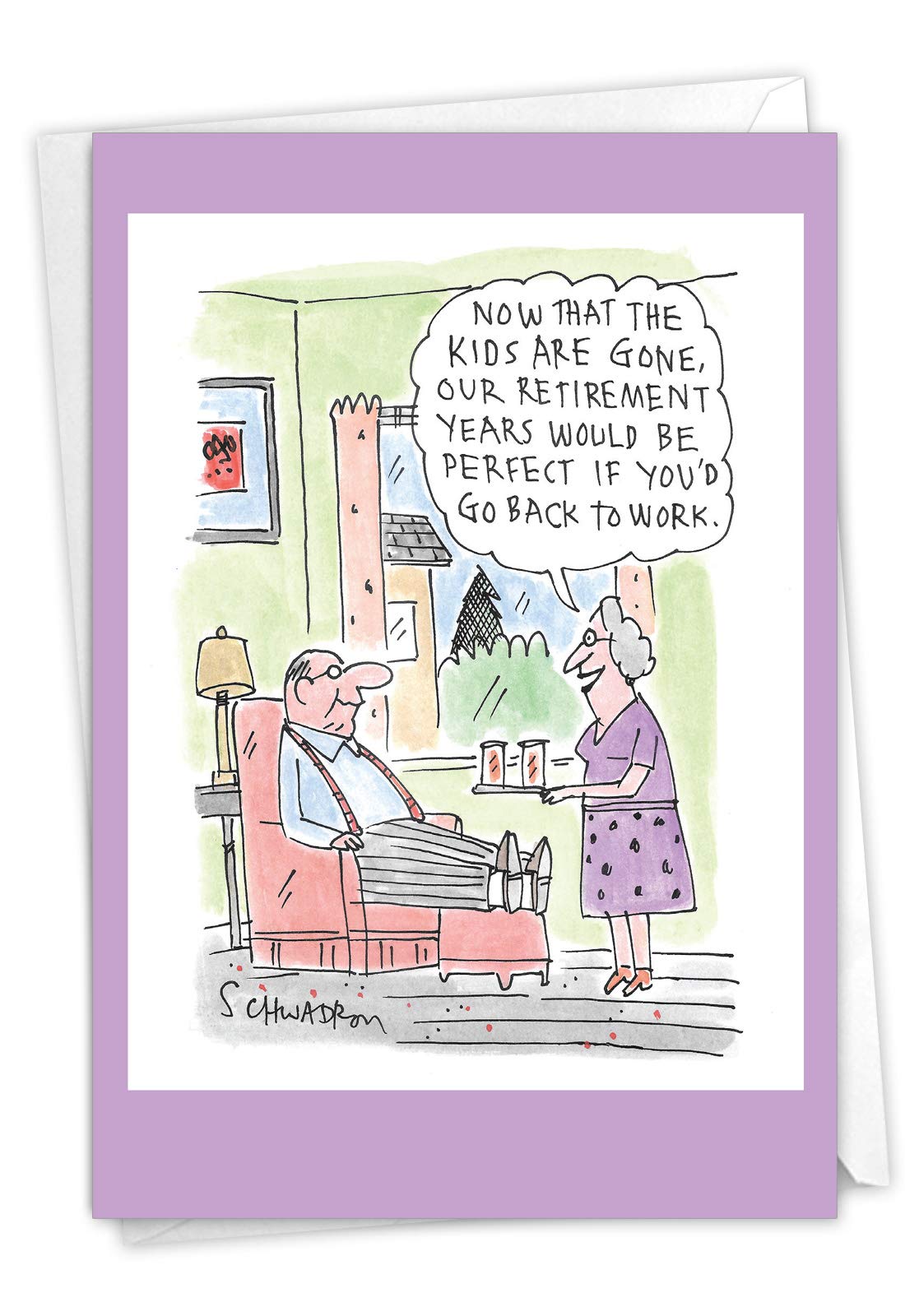 Amazon.com : NobleWorks - Funny Retirement Card with Envelope, Colorful  Retiree Congrats Greeting - Back To Work C3298RTG : Office Products