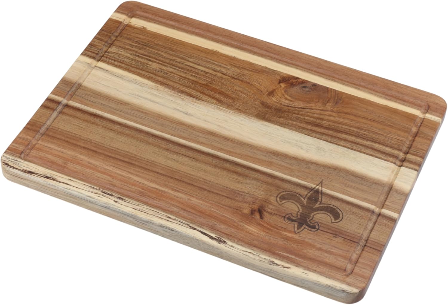 The Memory Company Officially Licensed NFL Acacia Cutting Board – 11.7" x 15.7" Durable Wood Chopping & Serving Board with Team Logo