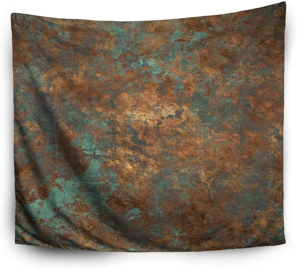 Crannel Tapestry,Vintage Bronze Background Tapestry 80X60 Inches Wall Art Tapestries Hanging for Dorm Room Living Home Decorative,Orange Red