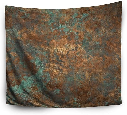 Crannel Tapiz vintage de bronce con fondo de 80 x 60 pulgadas, tapices de arte de pared para colgar para dormitorio, sala de estar, decoración del