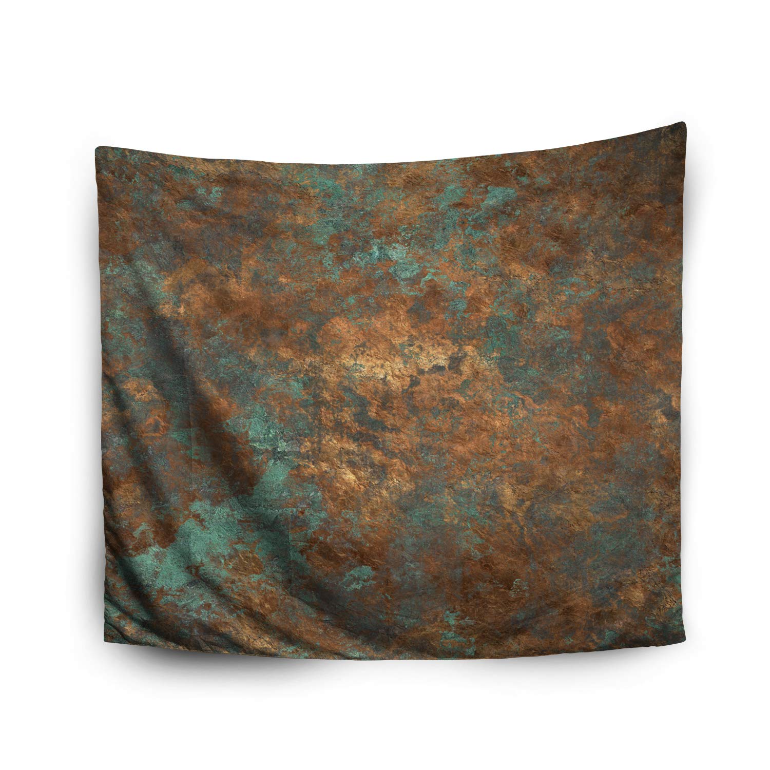 Crannel Tapestry,Vintage Bronze Background Tapestry 80X60 Inches Wall Art Tapestries Hanging for Dorm Room Living Home Decorative,Orange Red