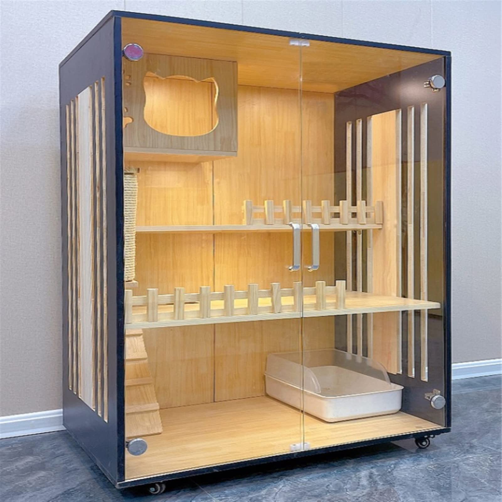villa per gatti Gabbia for gatti Villa Home for Gabinetto for da interni Cuccia for Per interni
