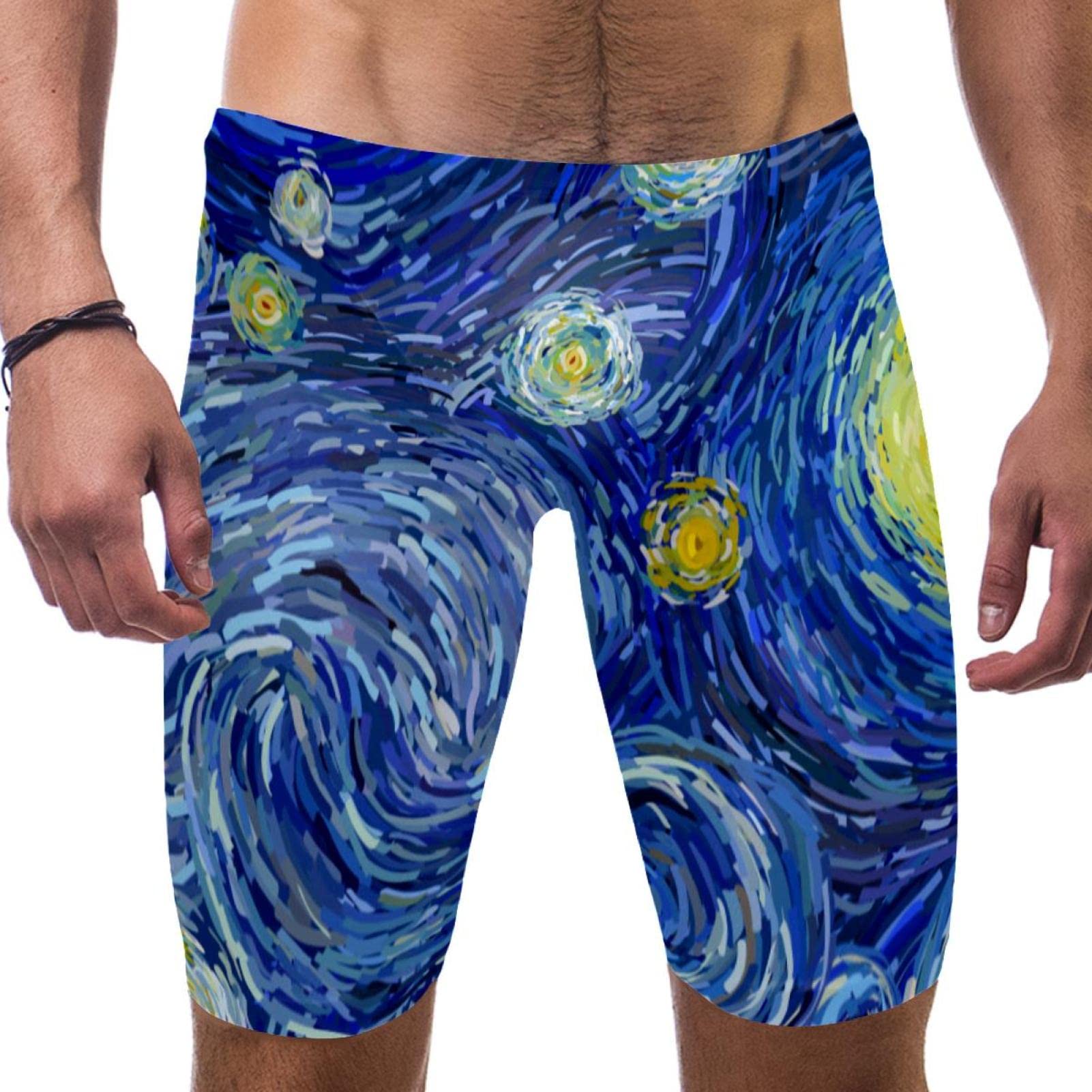 Bañador jammer para hombre de diseño exclusivo abstracto para entrenamiento de carrera 7