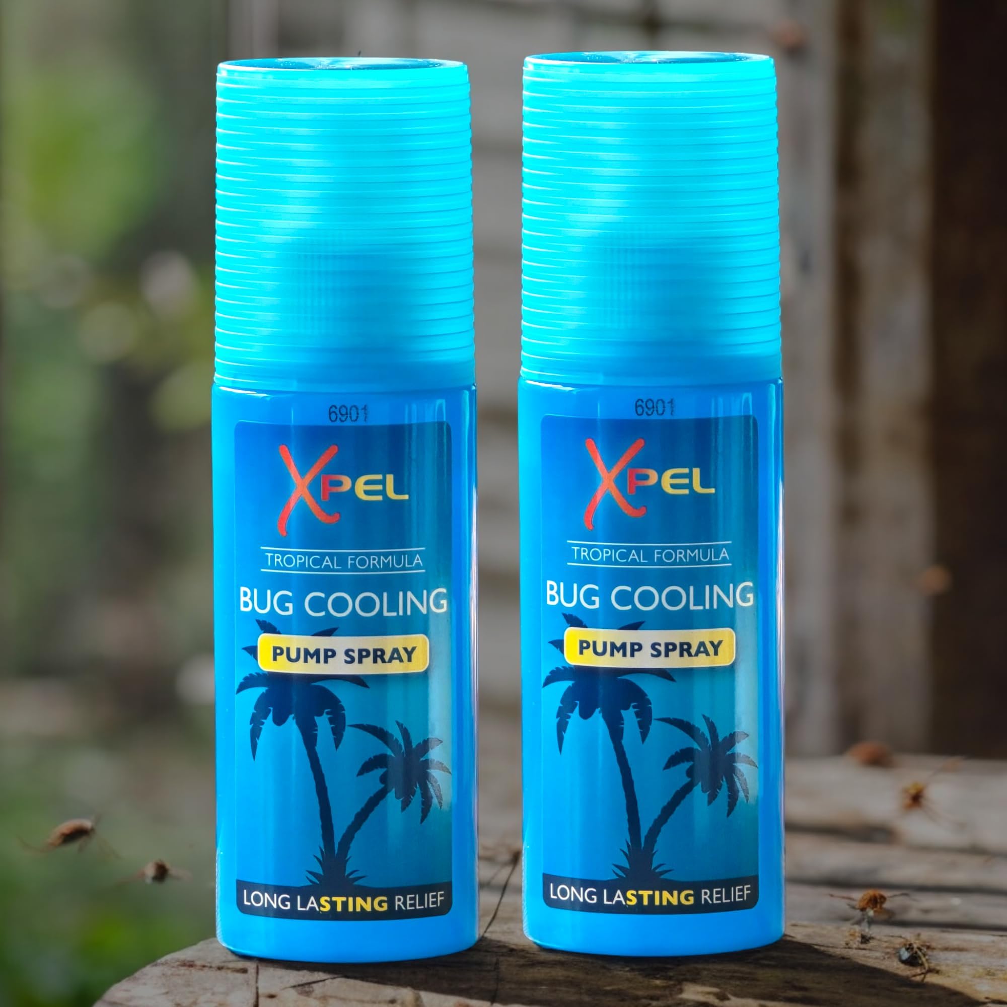 2 x 70ml Xpel Bug Bite and Sting Relief Cooling Spray Features a Tropical Formula for Long-Lasting Relief(Total 140ml)