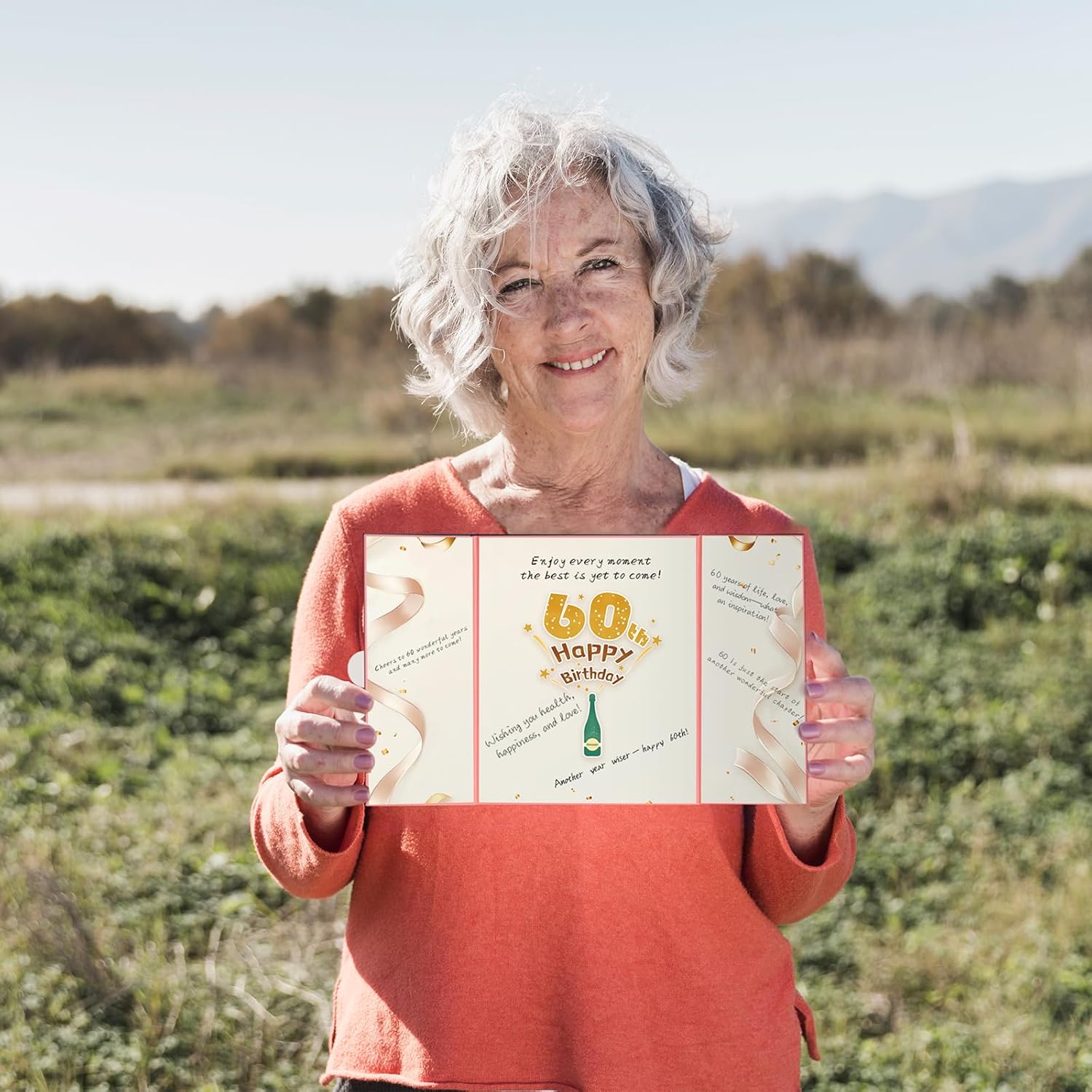 60th Birthday Party Decoration, 19.7" X 11.8" Large Signature Guestbook for 60th Happy Birthday Party, Birthday Gifts for Men - Cheers to 60 Years in Style Party Supplies Signing Card, Black - Image 9