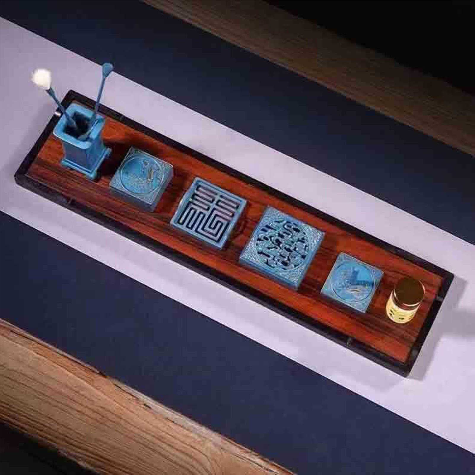 Herramienta de Kit de Quemador de Incienso de Cobre, Juego de Herramientas de Incienso de latón para Yoga en el hogar, para meditación de Yoga en el hogar,moldes de Cono de Incienso.(9 Piezas/Juego)