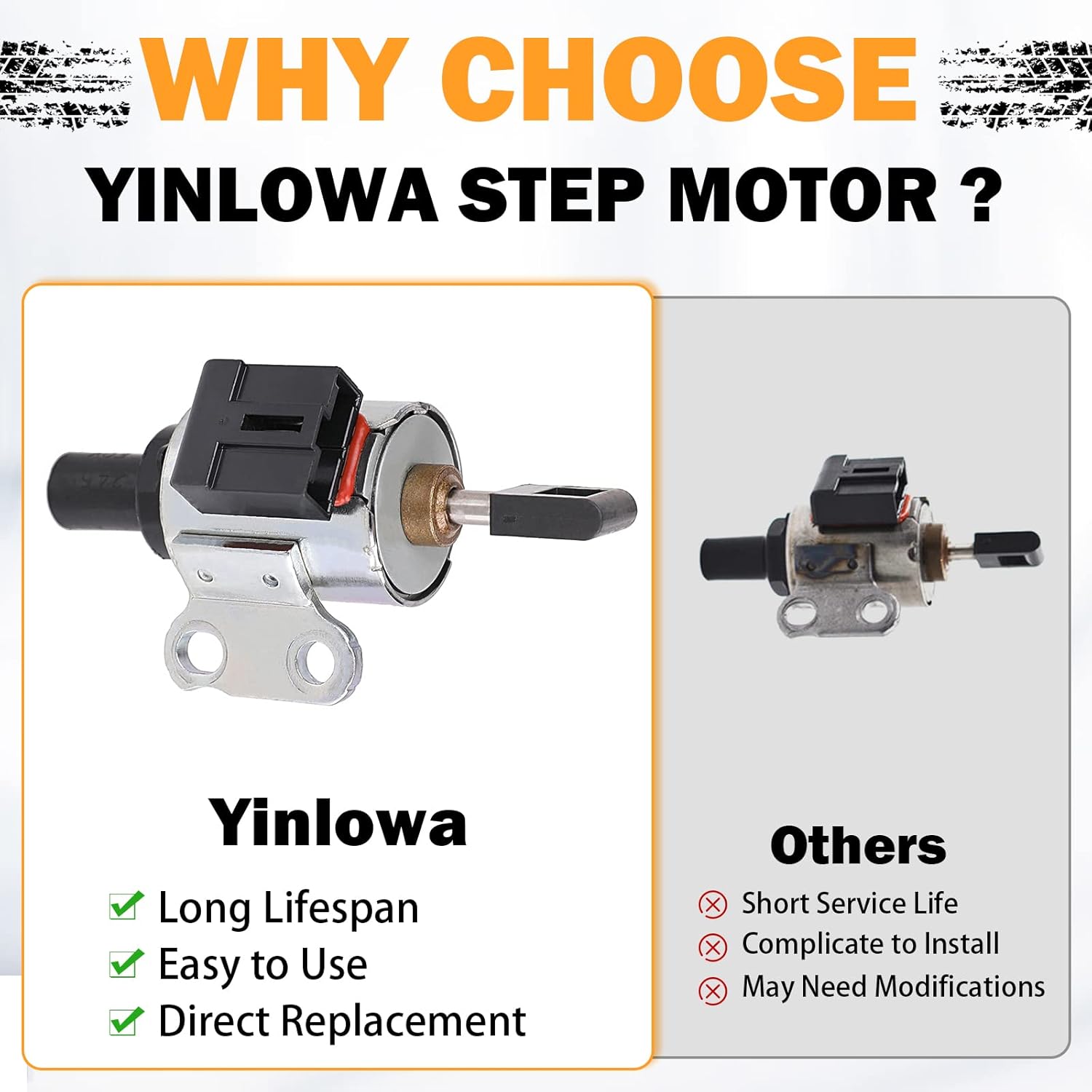 JF011E RE0F10E F1CJA CVT Transmission Step Motor Stepper Motor for Nissan Altima Rogue 2.5L 2009-2012, Nissan Sentra 2.0L 2.5L 2007-2012, Dodge Caliber 2.0L 2007-2012 Valve Body Parts