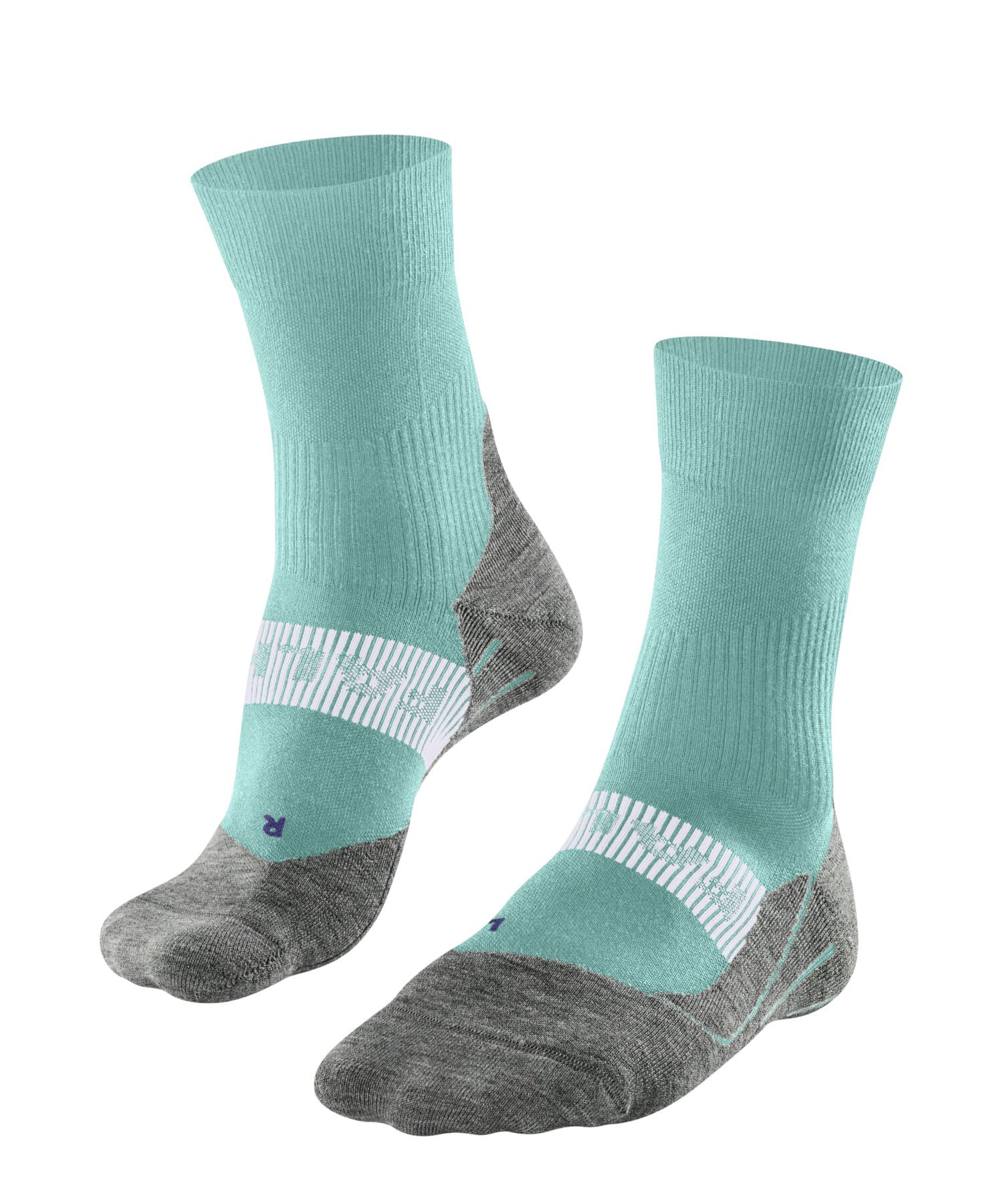 FALKE Damen Laufsocken RU4 Endurance Cool W So Funktionsmaterial antiblasen 1 Paar, Blau Fiji 6423, 35-36