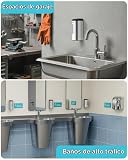 AIKE Dispensador automático de jabón líquido,Capacidad de 25 oz para baño