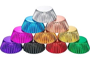 200 Pcs Pokémon Cupcake Liners Standard Size in 10 Colors for Baking...