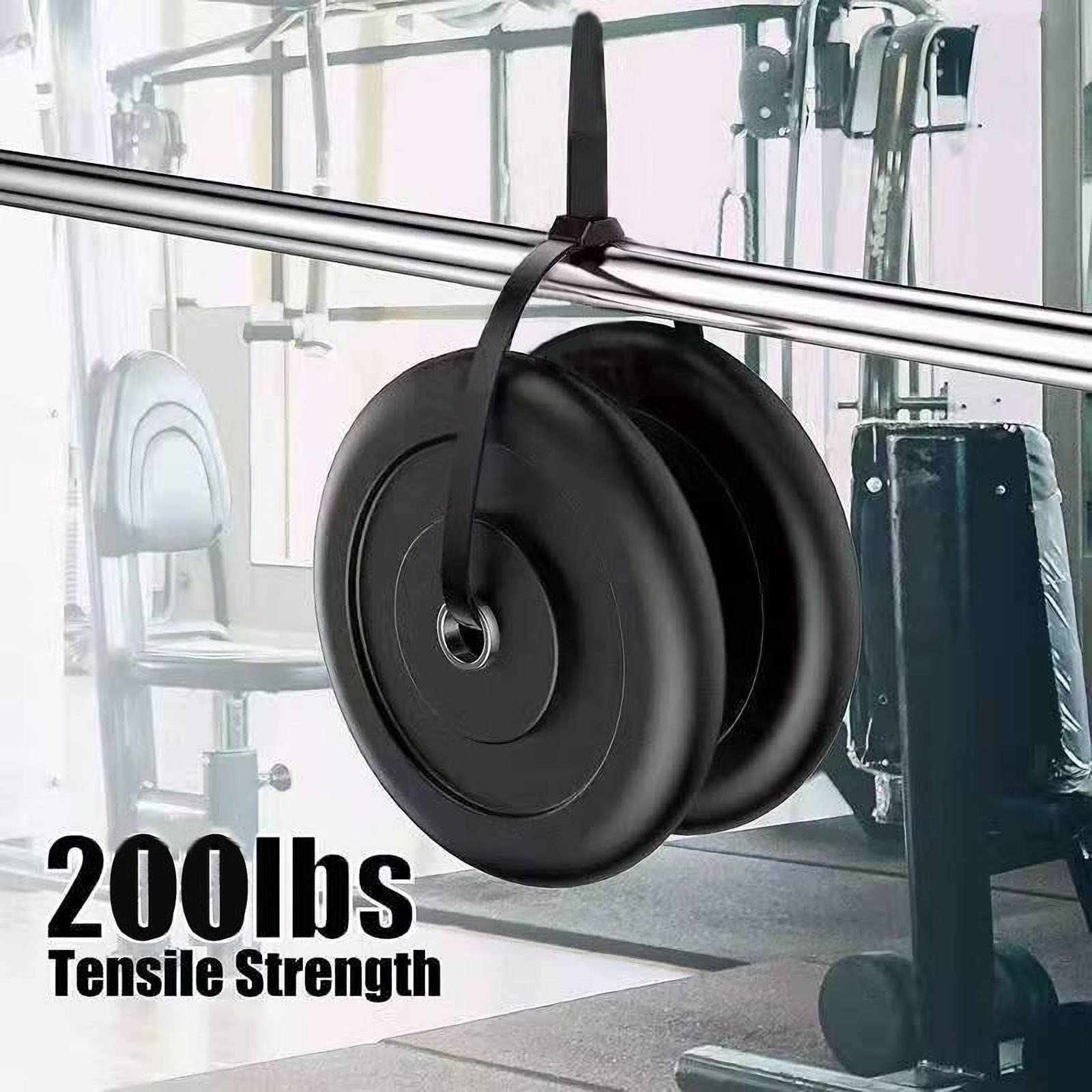 120 Extra Lange Kabelbinder, 45,7 Cm, Schwarz – Strapazierfähig, 100 Kg Zugfestigkeit, Für Garten, Elektro & Industrie