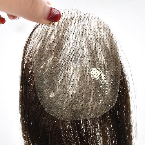 Miniatura 4 de Pegamento ultrafino en V para piel en puntos calvos, parche para el cabello para hombres, unidad de reemplazo de cabello no quirúrgico para puntos