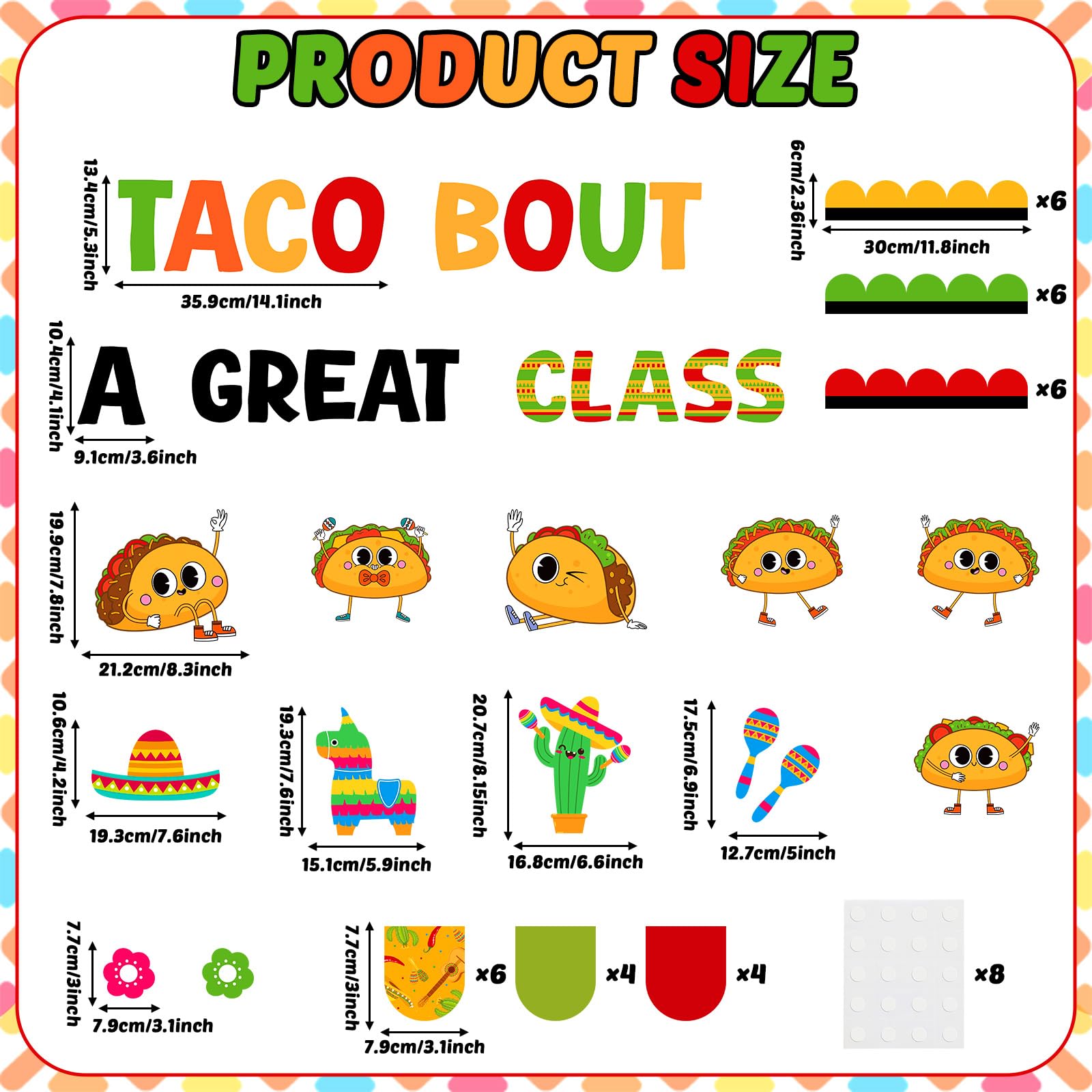 Snapklik.com : Taco Bout A Great Class Bulletin Board Set Mexican ...