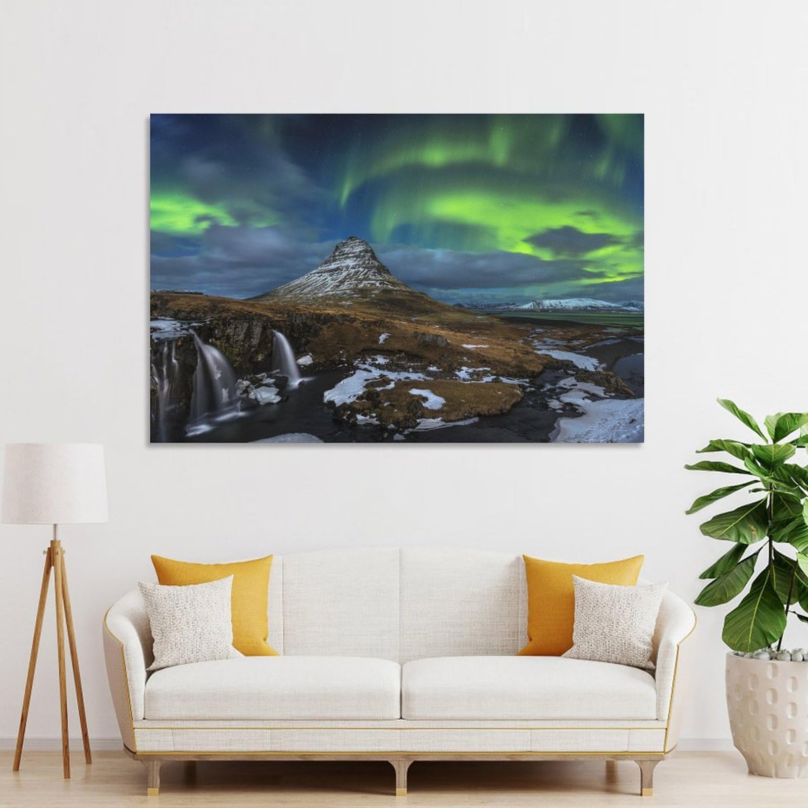 Junmoney Magic Night Room Decor Wall Art 24x36inch(60x90cm), for Bedroom Decor, Cosy Corners Or Studios, A Warm Accent for Relaxed Interiors