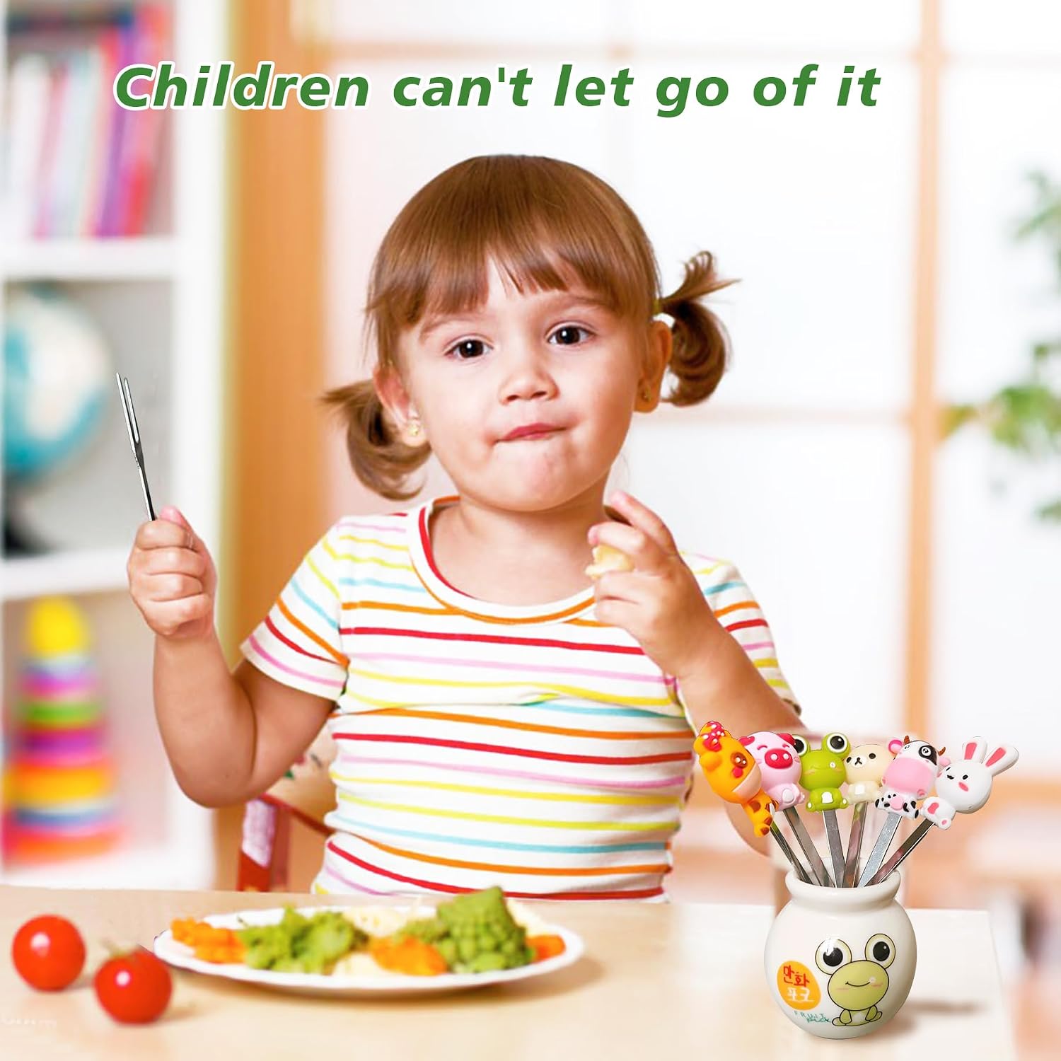 Stainless Steel Food Pick Forks for Home Household （Cartoon) image 5