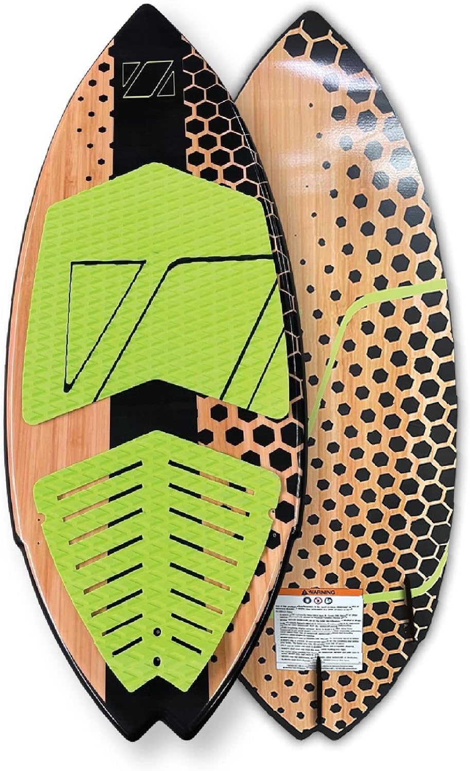 ZUP 4’11” WAKESURF Wakeboard with EVA Foam Grip Pad, Kneeboard, Wakeskate, Water Sports and Surf Board for Beginner and Intermediate Riders
