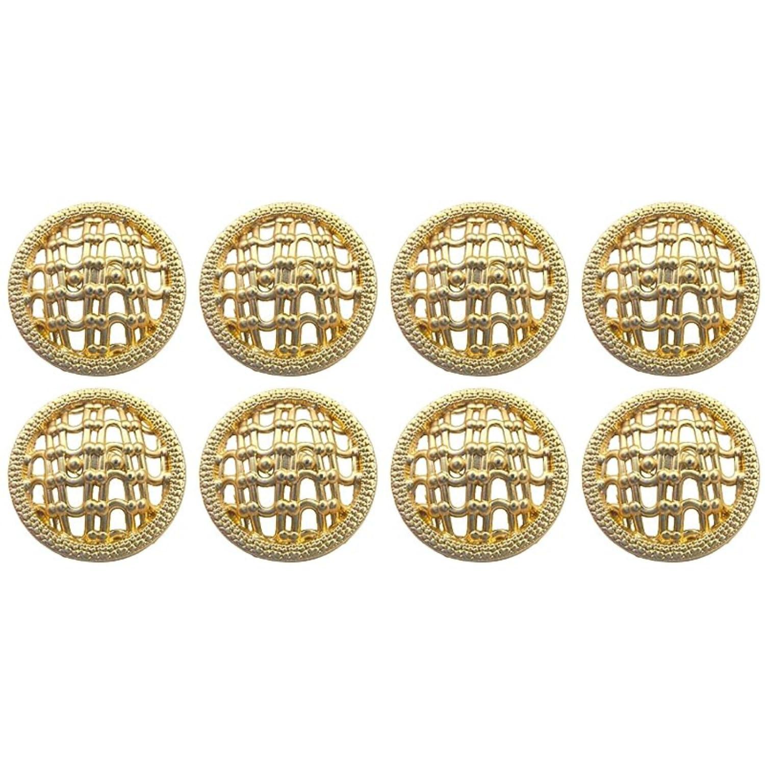 Ani Accessories Gold Net Button for Coat Blazer Suit, Sherwani and Indian Dresses Sports Coat Uniform Jacket Pack of 8-picture-46