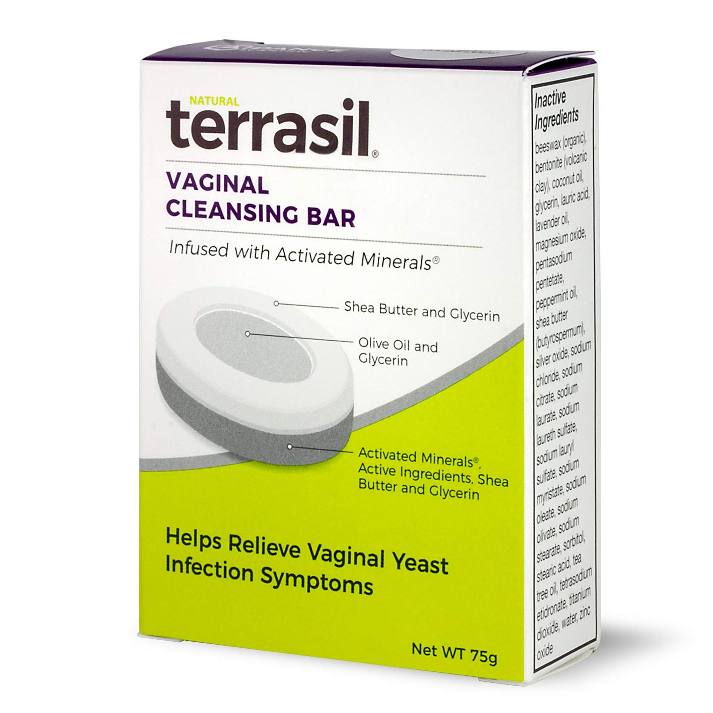 Vaginal Soap Cleansing Bar Natural Ingredients for Yeast