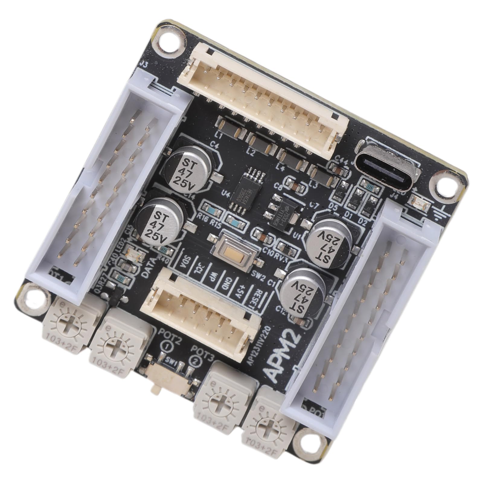 Placa de procesador de Sonido ADAU1701 2.1 DSP de múltiples Canales con calibración de Filtro FIR y compatibilidad con interfaces XLR/Módulo de preamplificador de Sonido Digital Profesional