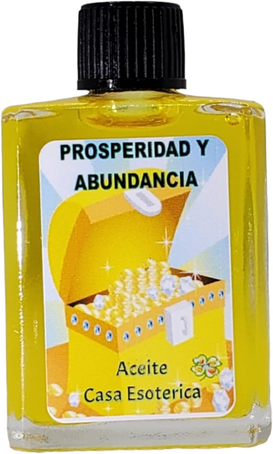 Prosperity & Abundance Oil (Prosperdida Y Abundancia Aceite) Spiritual Anointing Oil by CASA ESOTERICA MAGICK SPACE - Increase Wealth Success - Attract Good Fortune into Your Life-0.5 FL OZ (12 Pack)
