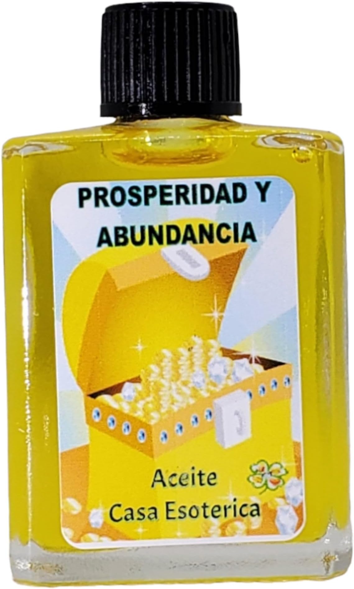 Prosperity & Abundance Oil (Prosperdida Y Abundancia Aceite) Spiritual Anointing Oil by CASA ESOTERICA MAGICK SPACE - Increase Wealth & Success - Attract Good Fortune into Your Life-0.5 FL OZ(1 Pack)
