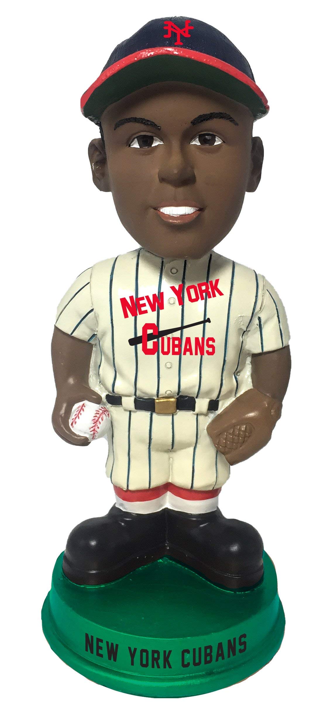 New York Cubans Vintage Green Base Bobblehead Negro Leagues