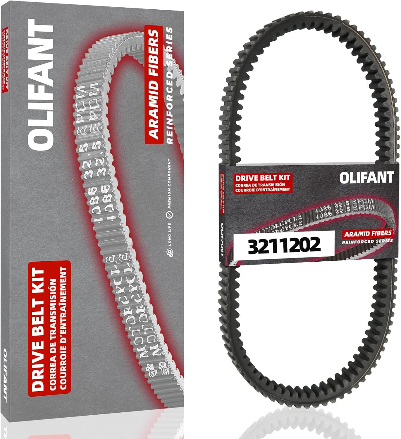 OLIFANT Drive Belt For Polaris RZR Pro XP XP4/RZR Pro S 4 RS1/RZR XP Turbo XP4 S/RZR Turbo S S4 R R4/Pro XD 2000D/4000D Pro XD Crew Full-Size/RZR 1000 XP 4 3211186 3211202