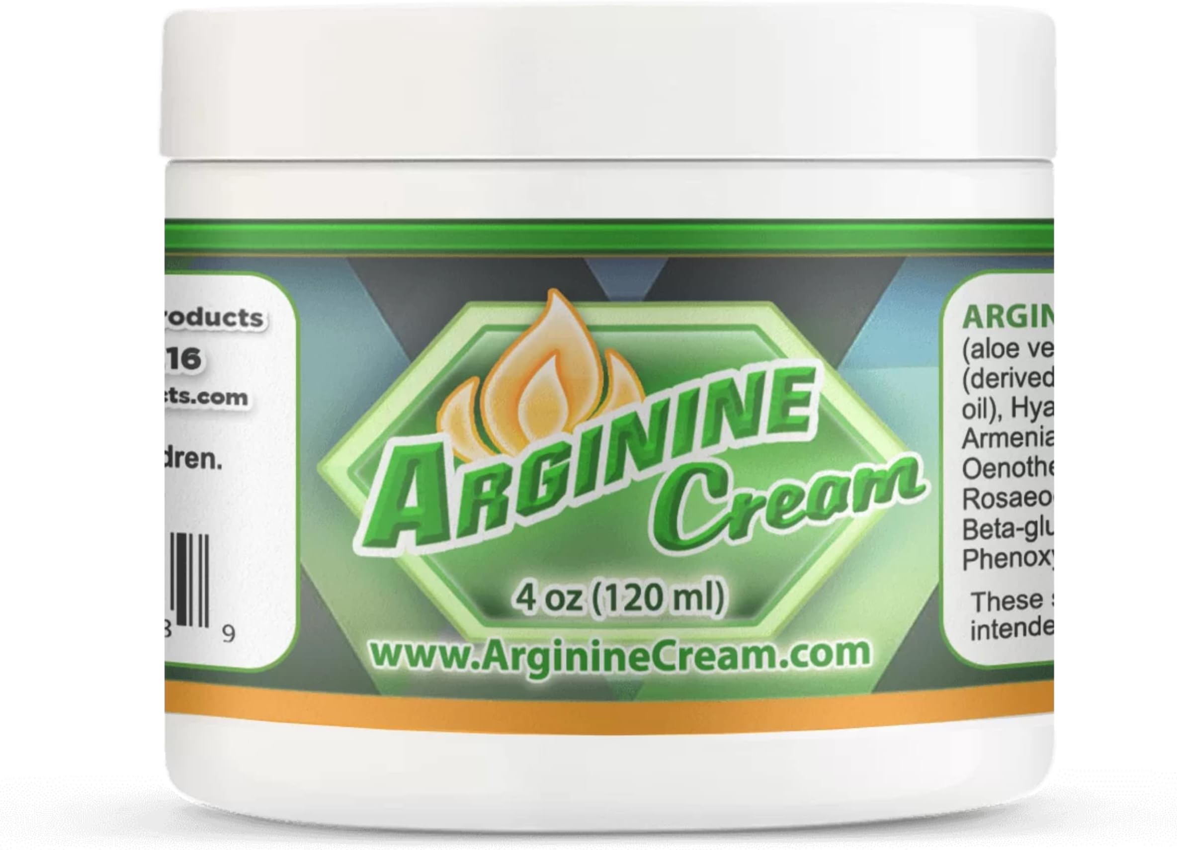 L Arginine Cream - Nitric Oxide Support Supplement for Men & Women - Unscented (4 Ounces)