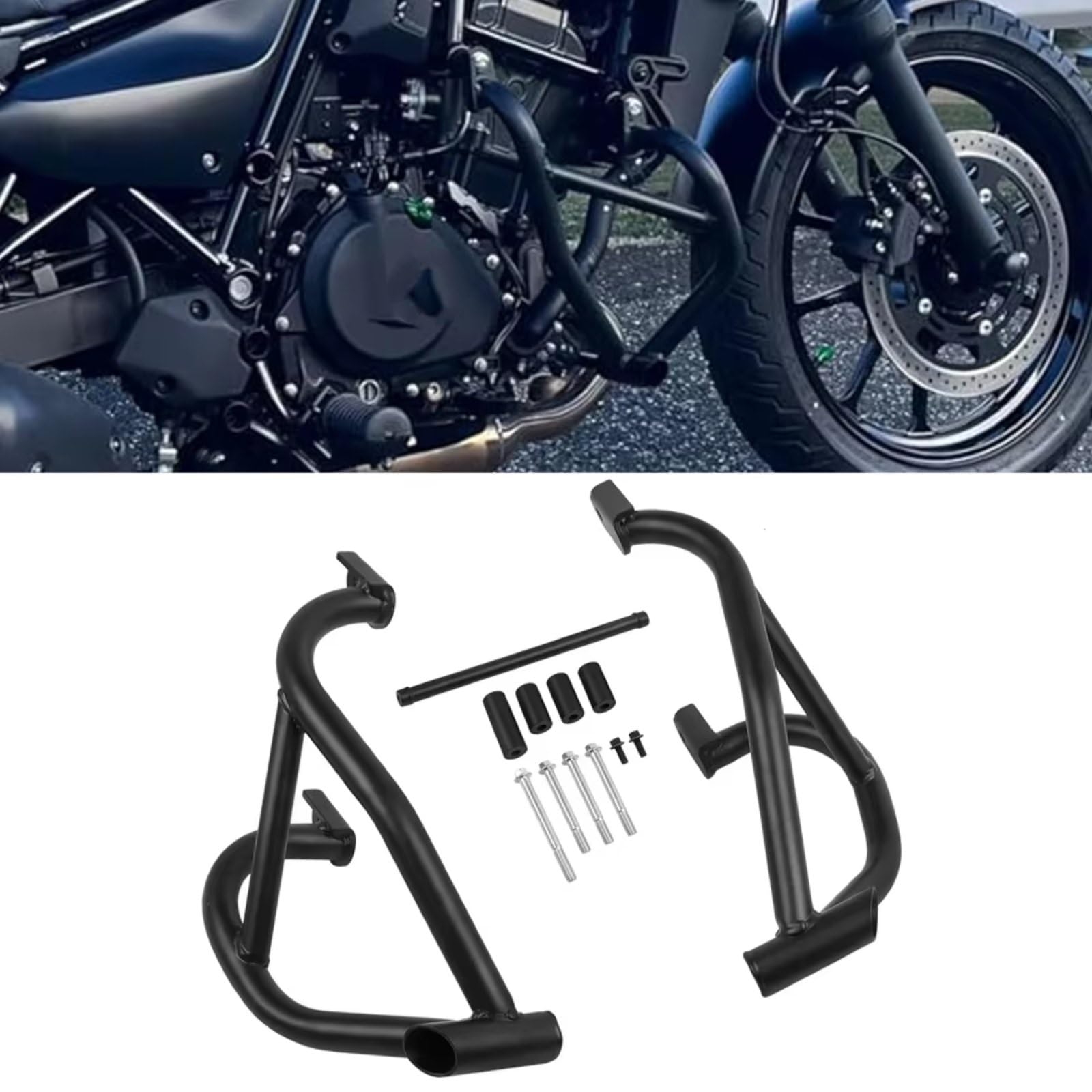 Moto Paraurti Motore Guard Highway Crash Bar Telaio Protezione Compatibile Con Per Eliminator 500 2023-2025 500 SE 2024-2025