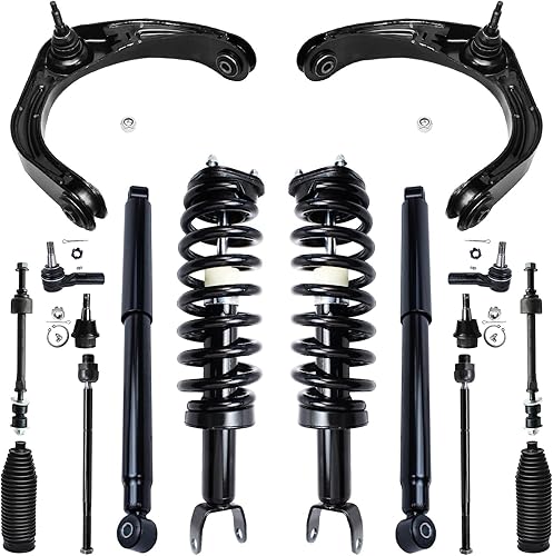 Miniatura 242 de Detroit Axle - Kit de puntales delanteros de 6 piezas para Chevrolet Aveo Aveo5 Pontiac G3 Wave, barra estabilizadora, varillas de acoplamiento