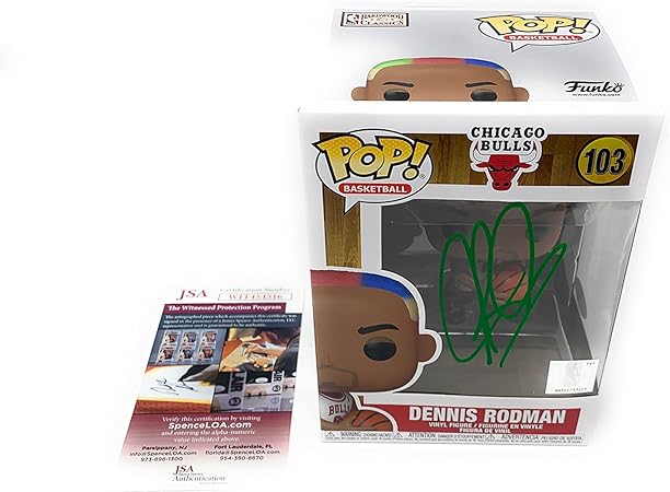 Dennis Rodman Chicago Bulls Signed 