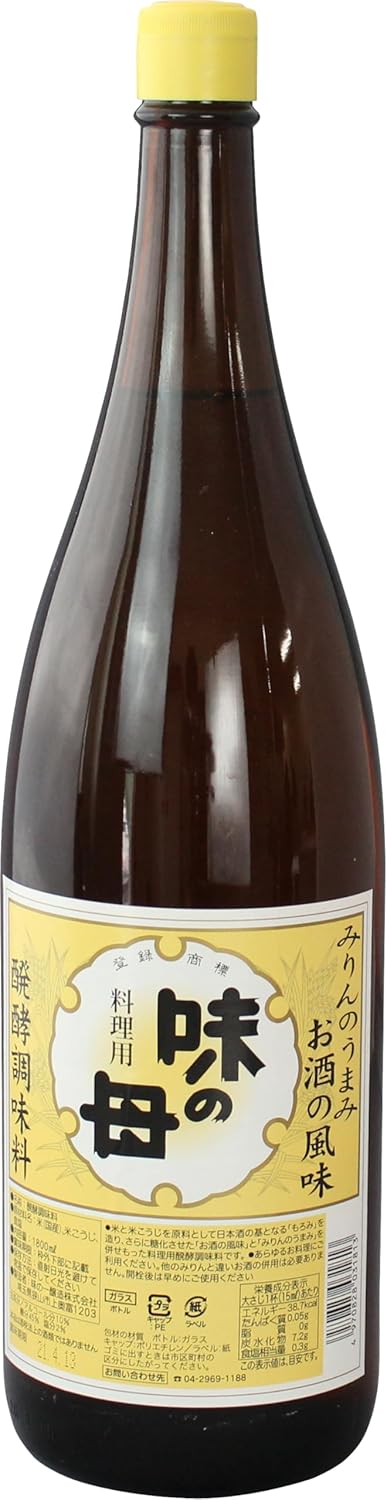 アコール 味の母 1.8L 6本 醗酵調味料 みりん 料理酒 万能調味料 みりん風調味料 調味料 米こうじ ムソー 味の一醸造