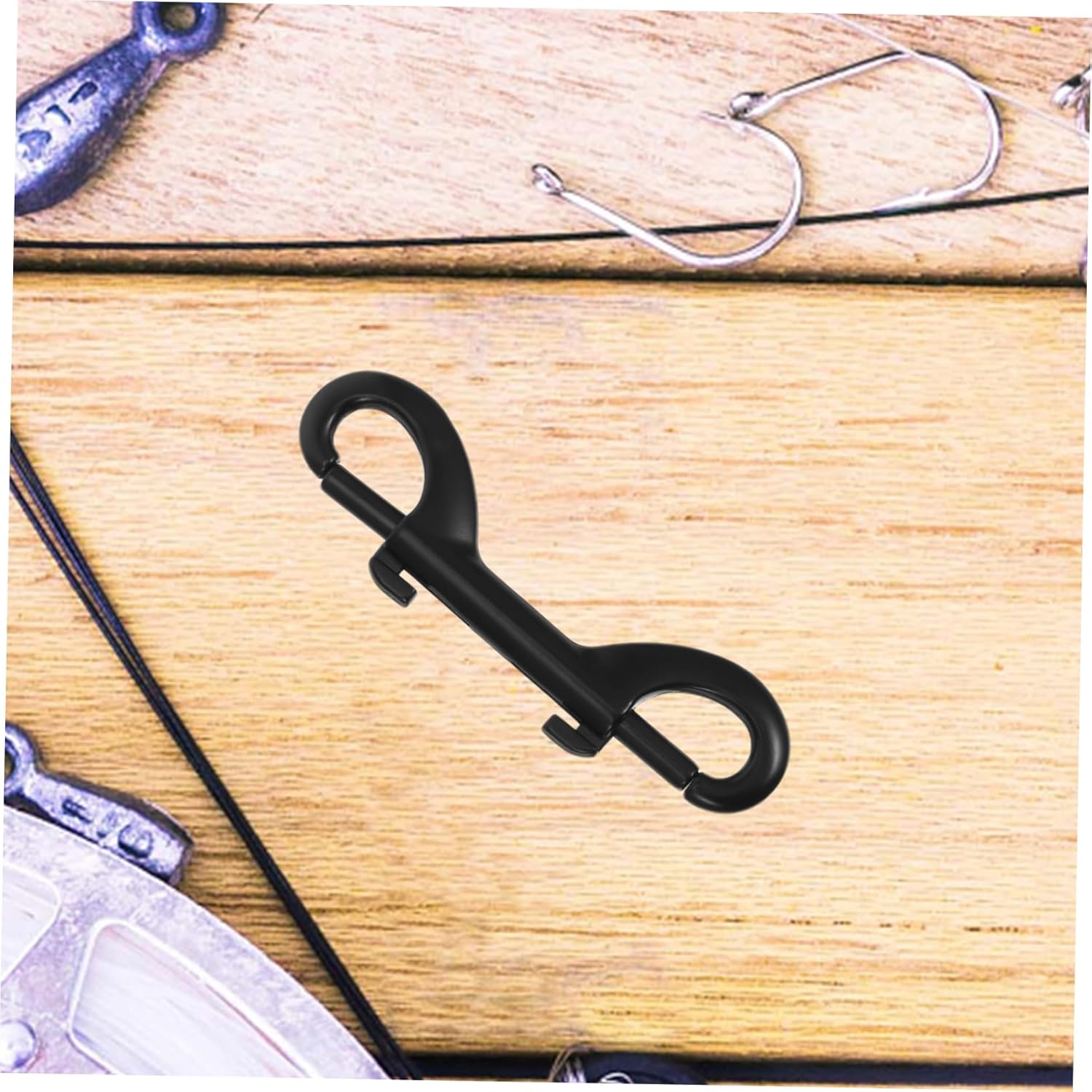 PartyKindom 20pcs Double Ended Bolt Snap Hooks Trigger Chain Metal Clips Versatile Dog Leash Clip Keychain Hooks