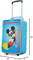 Vista 30 de AMERICAN TOURISTER - Equipaje vertical infantil de superficie blanda de Disney, Princesa), 139451-2093