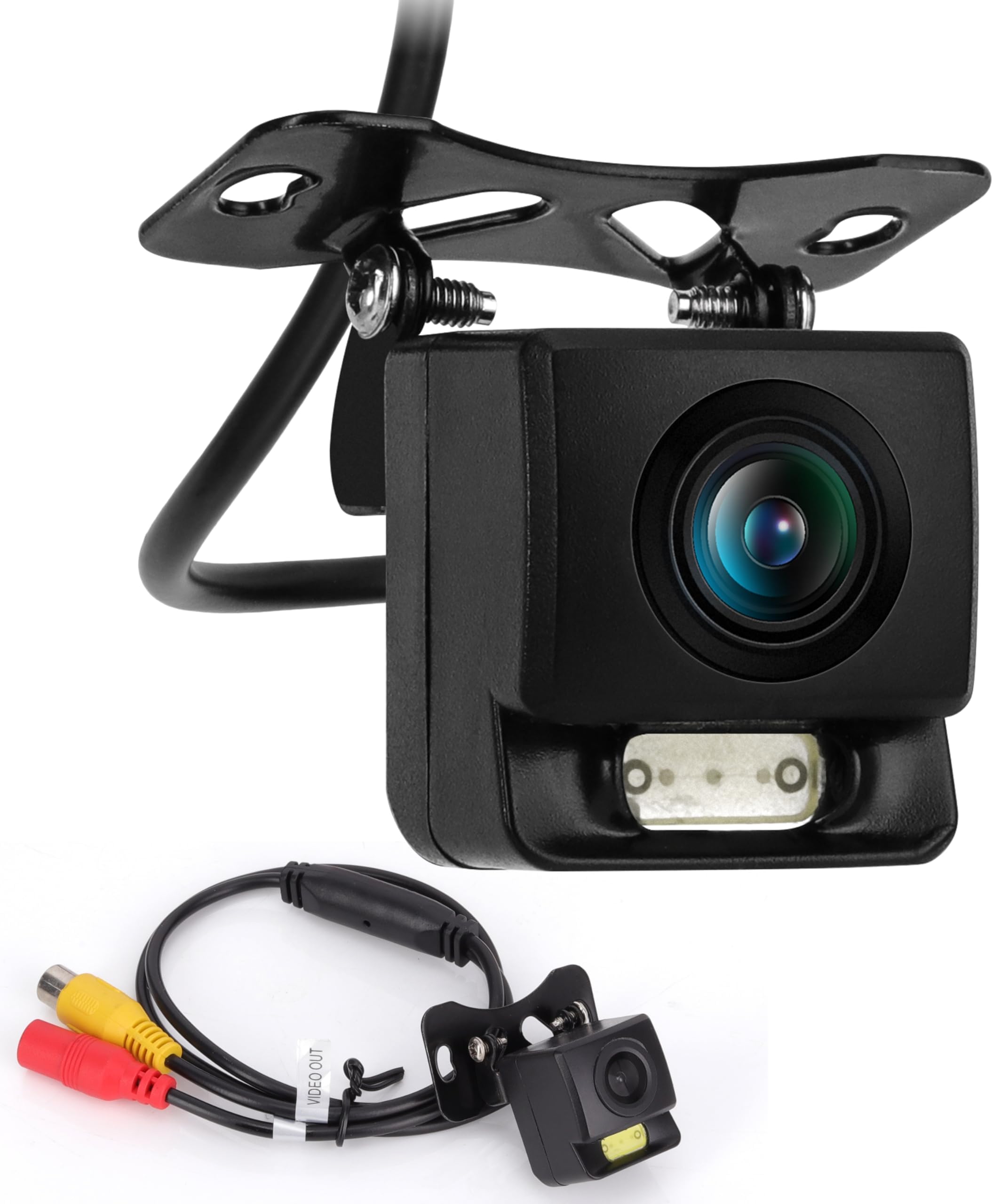 Pyle Rearview Back-Up Camera - Parking Reverse Cam With Distance Scale Line Display, Night Vision, Waterproof, Plcm11