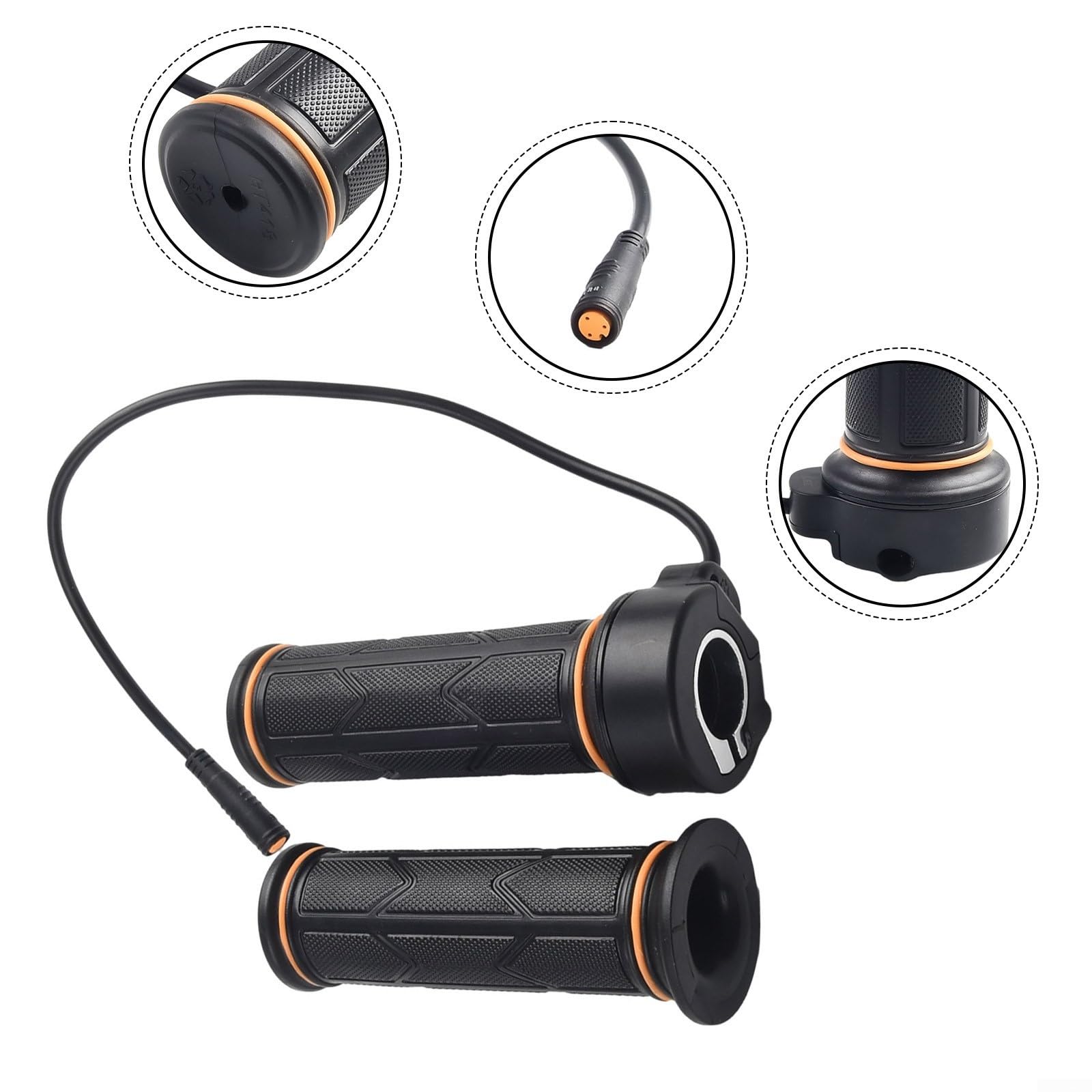 Poignée d'accélérateur de vélo, 12 V-72 V pour vélo électrique, 192 x, poignées d'accélérateur pour moteur central pour Bafang BBS01 02 HD Accessoires
