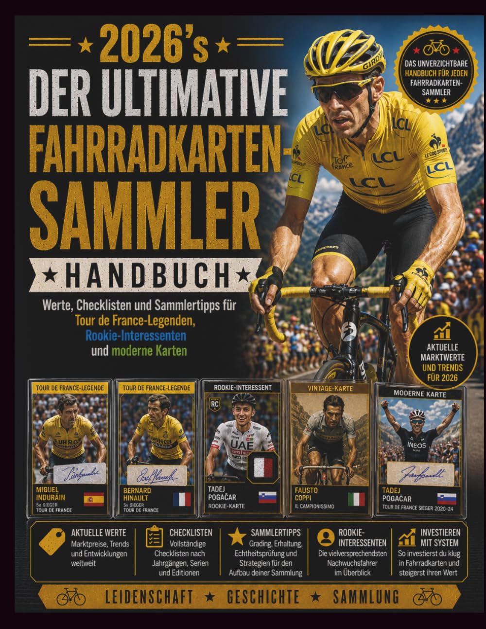 Der ultimative Fahrradkarten-Sammler 2026's Handbuch: Werte, Checklisten und Sammlertipps für Tour de France-Legenden, Rookie-Interessenten und moderne Karten